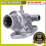 Корпус термостата под 2 датчика с термостатом Ford Transit 2.5 TD 1988-2000